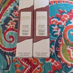 Laura Geller Modern Classic Matte Lip Mousse. SET OF 2